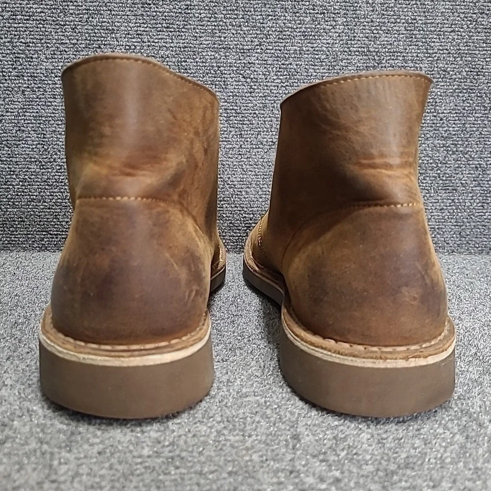 Clarks Brown Leather Desert Beeswax Chukka Ankle Boot Men's sz 13